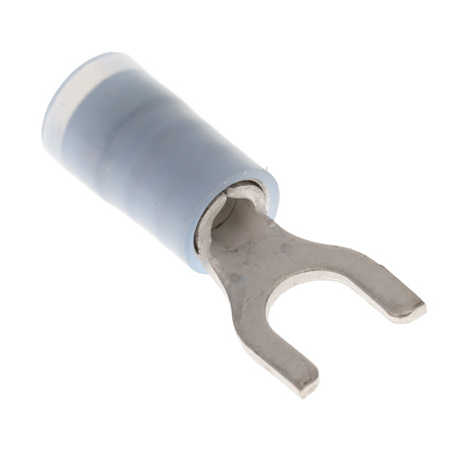CONN SPADE TERM 14-16AWG #8 BLU