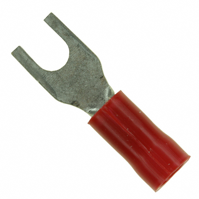 CONN SPADE TERM 16-22AWG #4 RED