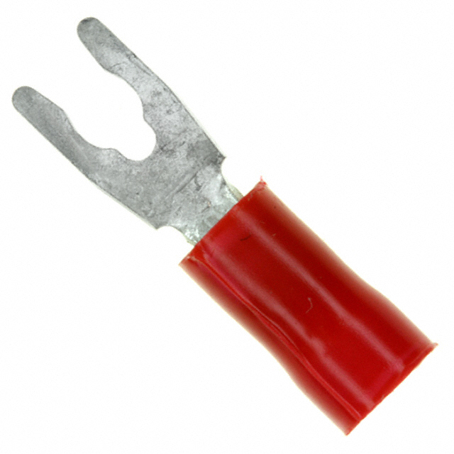 CONN SPADE TERM 16-22AWG #4 RED