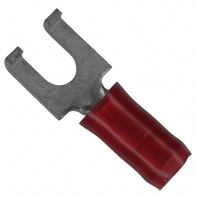 CONN SPADE TERM 16-22AWG #6 RED