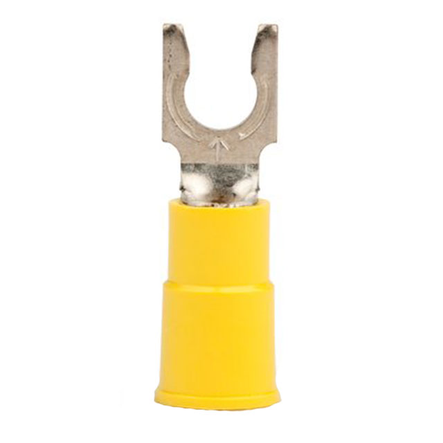 CONN SPADE TERM 10-12AWG #10 YEL