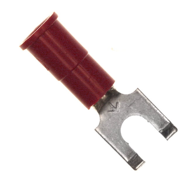 CONN SPADE TERM 18-22AWG #6 RED