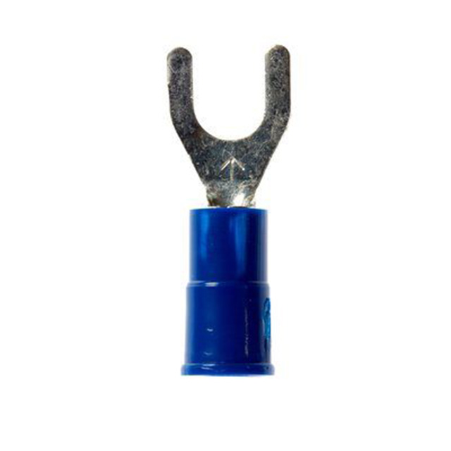 CONN SPADE TERM 14-16AWG #10 BLU