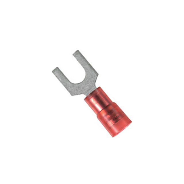CONN SPADE TERM 18-22AWG M5 RED