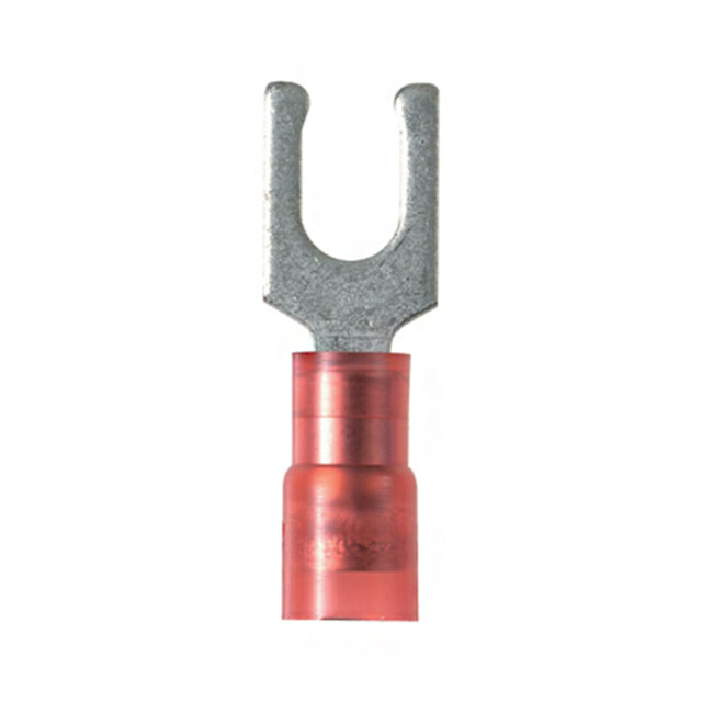 CONN SPADE TERM 18-22AWG #10 RED