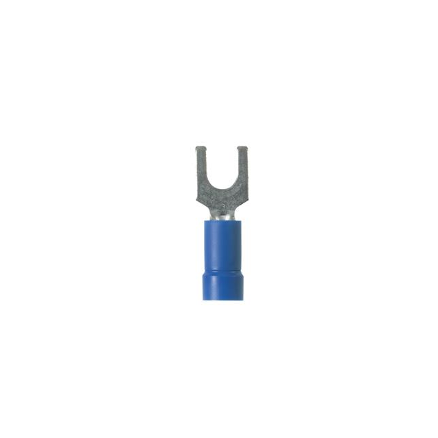 CONN SPADE TERM 14-16AWG #10 BLU