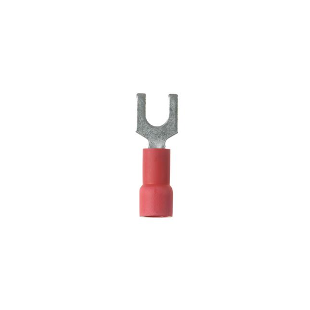CONN SPADE TERM 18-22AWG #6 RED