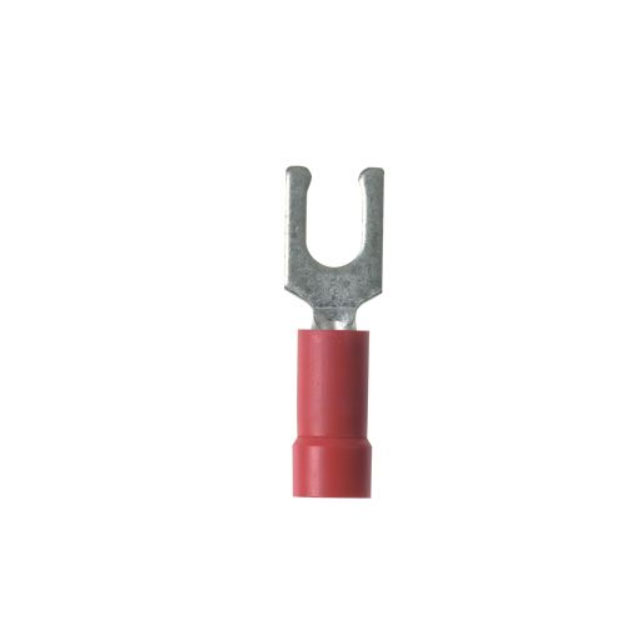 CONN SPADE TERM 18-22AWG #6 RED
