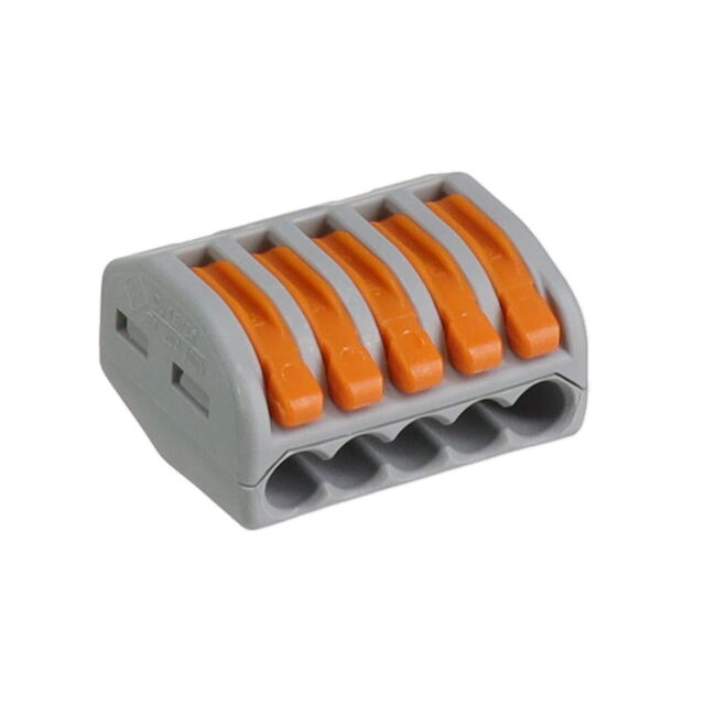 SPLICE LEVER 28-12 AWG 5POS 5PC