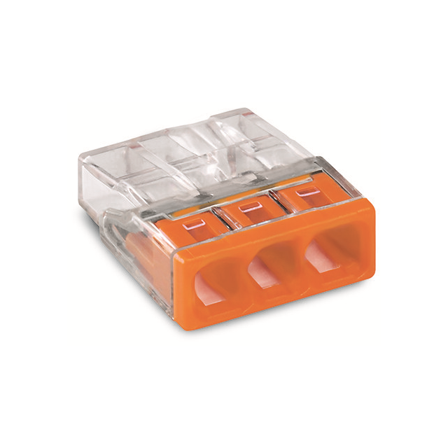 PUSHWIRE  SPLICING CONNECTOR; 3-