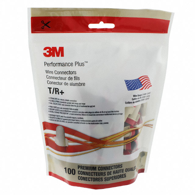 CONN WIRE CAP SUPERTAN/RED100/PK