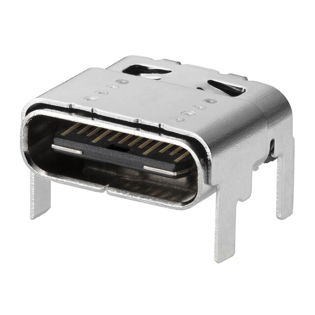 Type C USB Receptacle Top-mount