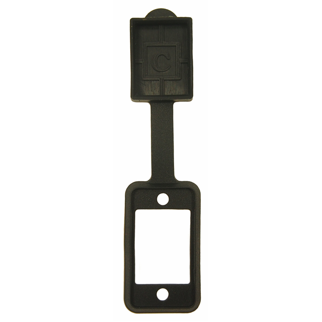 SLIM GASKET DUST CAP KIT BLACK