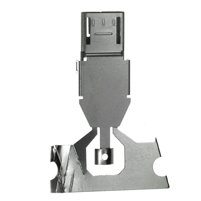CONN SHD PLATE FOR MIC USB B PLG