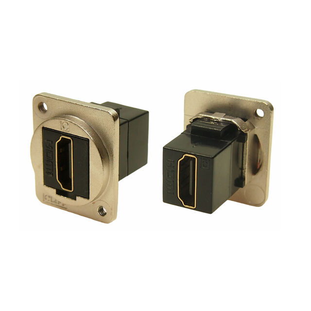 FT METAL HDMI F-F GOLD M3