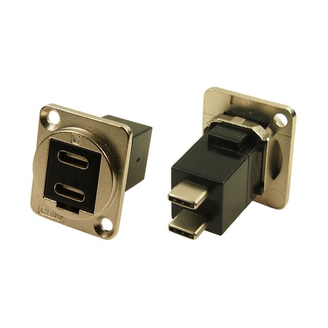 FT METAL DUAL USB-C (F-M) CSK