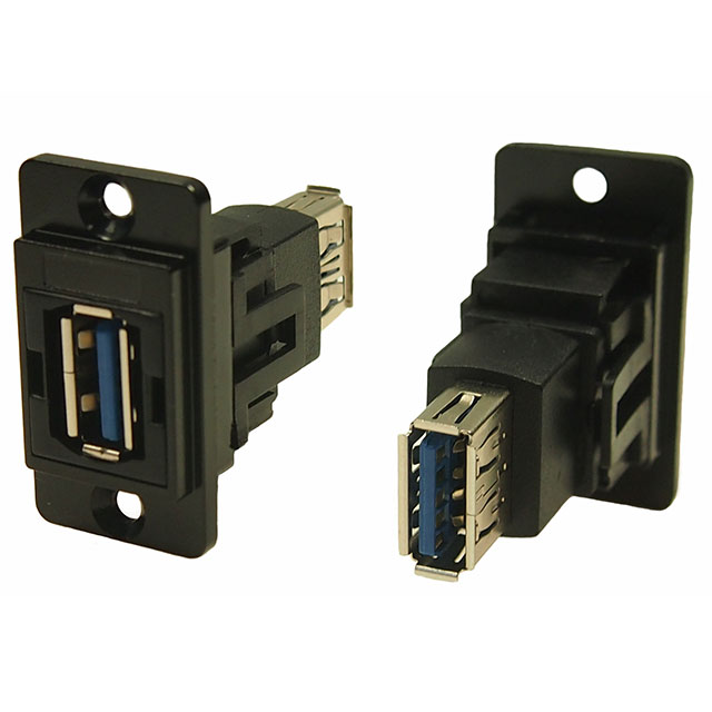 DUALSLIM BLKMTL USB3 A-A CSK