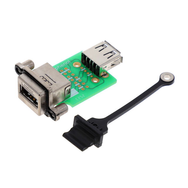ADAPTER USB A RCPT TO USB A RCPT