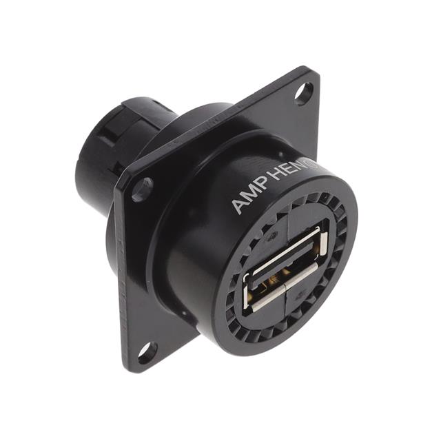 RECEPT TO USB-A-RECEPT BLACK