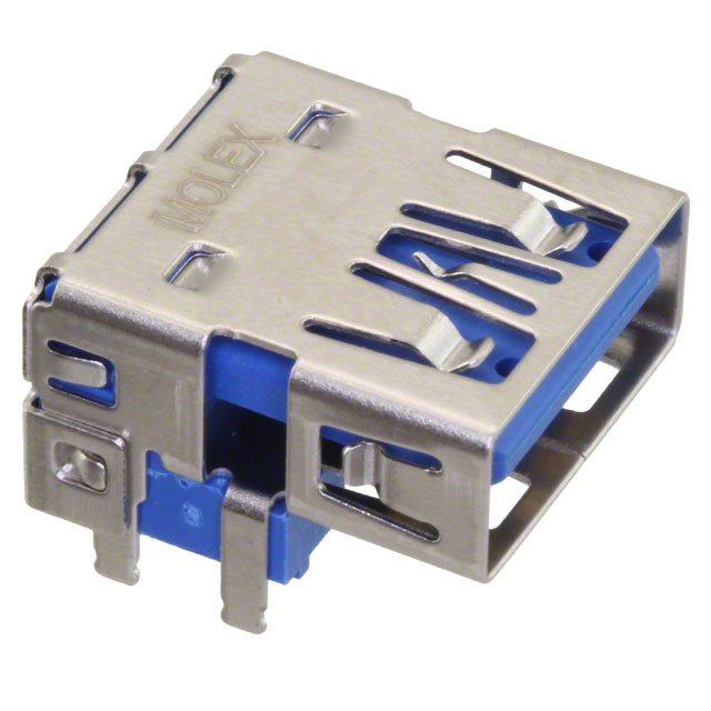 CONN RCPT USB3.0 TYPEA 9POS R/A