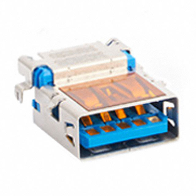 CONN RCP USB3.0 TYPEA 9POS TH RA