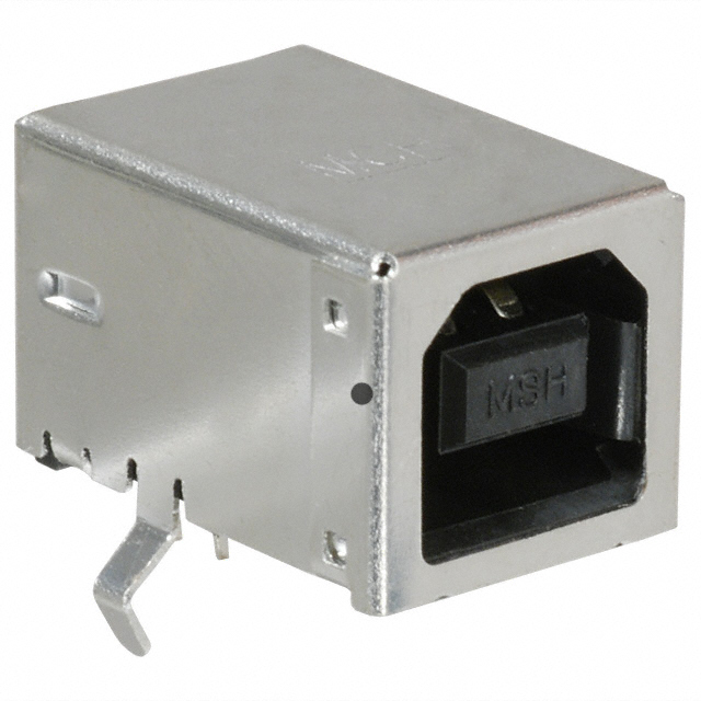 CONN RCPT USB2.0 TYPEB 4POS R/A