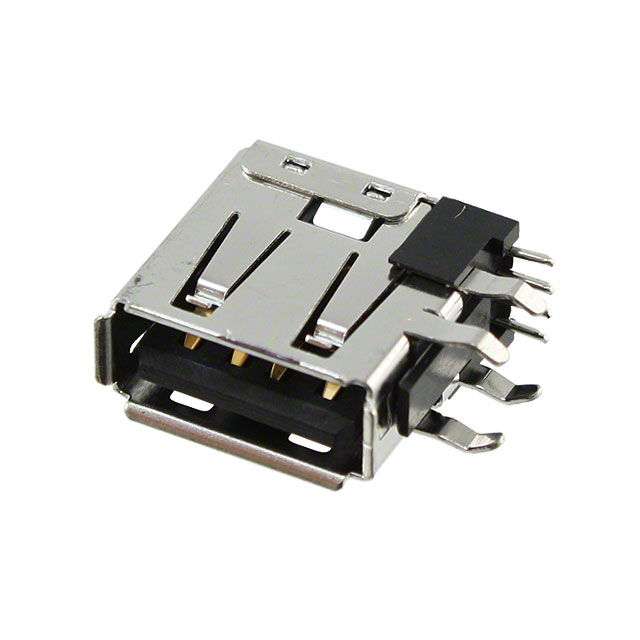 CONN RCPT USB2.0 TYPEA 4POS R/A