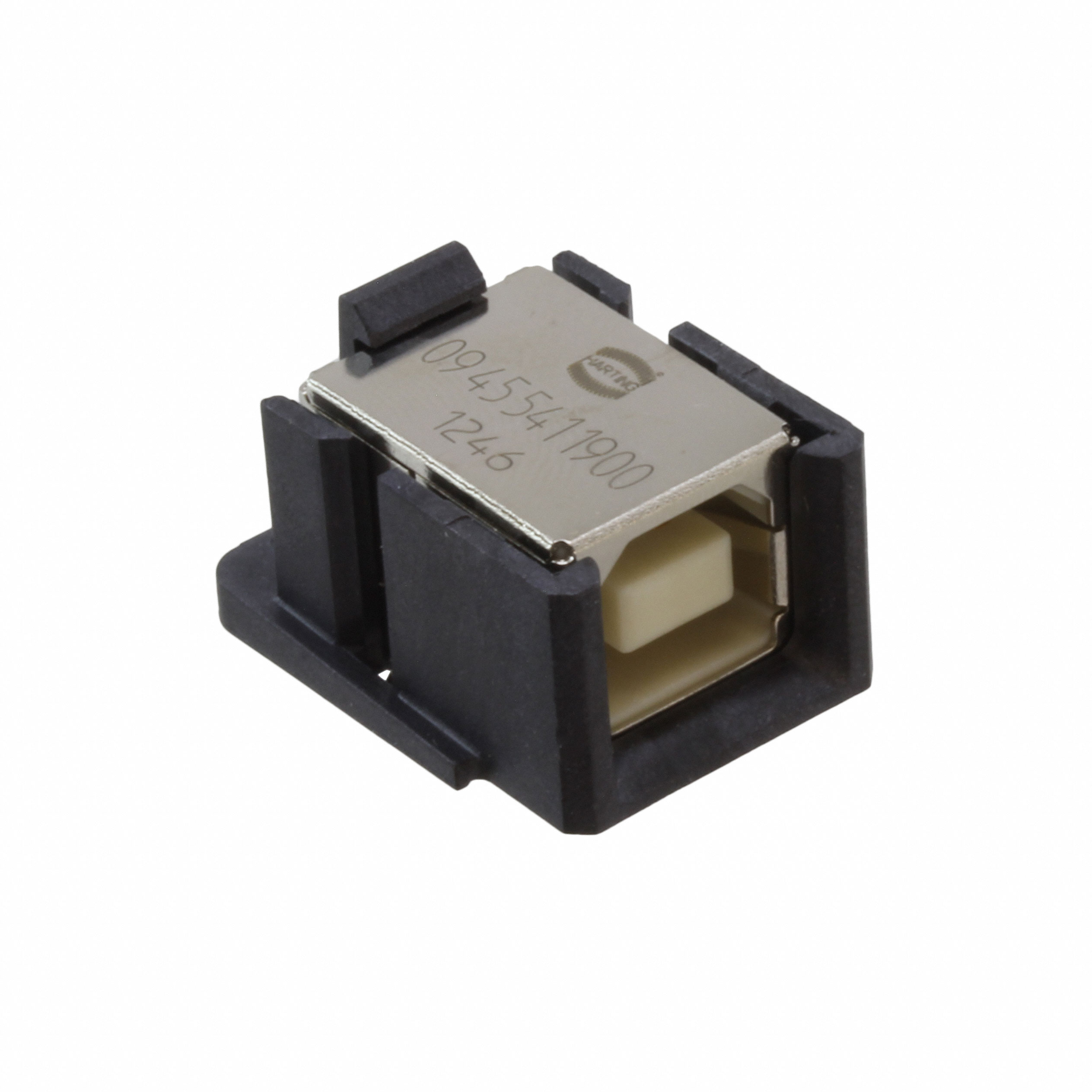 CONN RCPT USB2.0 TYPEB 4POS R/A