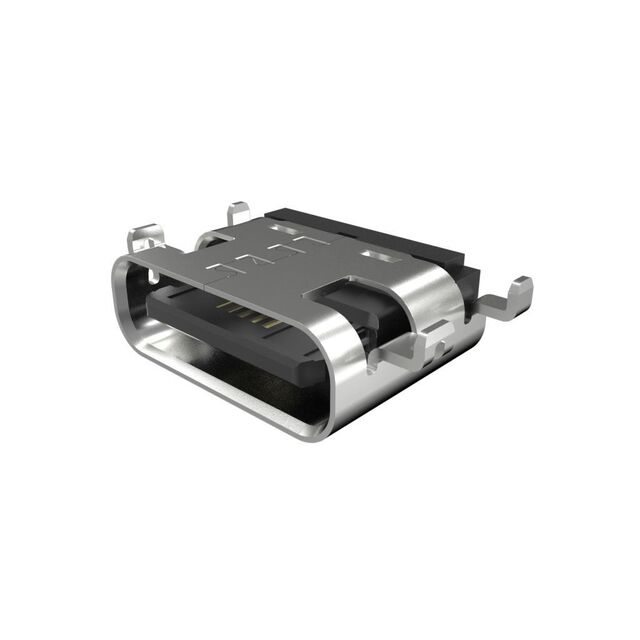 USB C RECEPTACLE R/A SMT 16P G/F