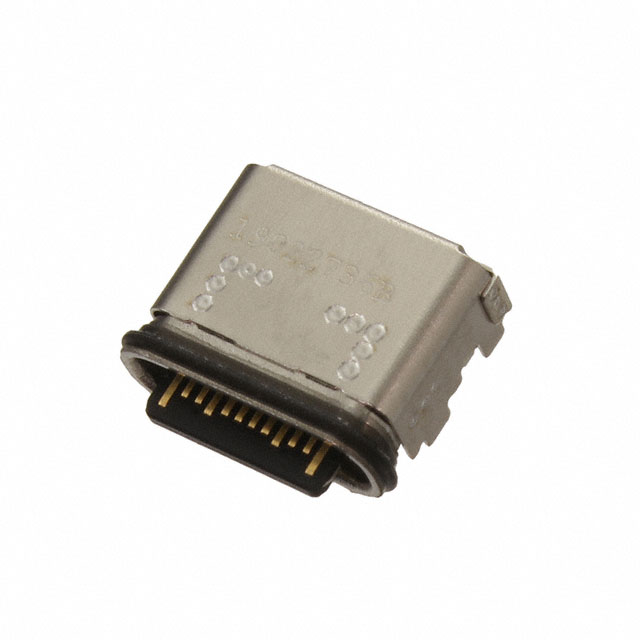 USB TYPE C, RECEPTACLE, TOP MOUN