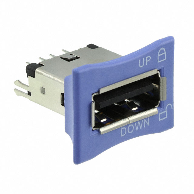 CONN RCPT USB2.0 TYPEA 4POS VERT