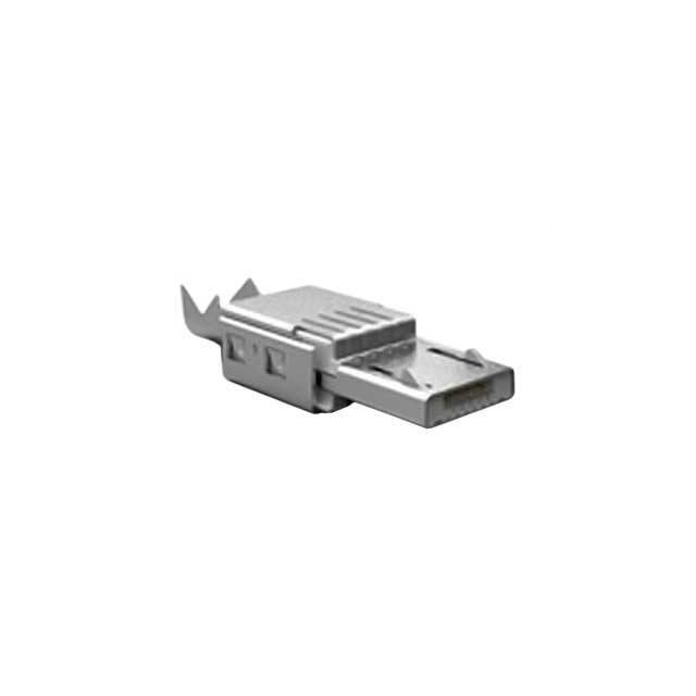 CONN PLUG USB2.0 MICRO A SLD