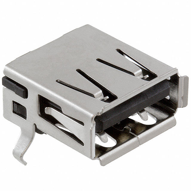 CONN RCPT USB2.0 TYPEA 4POS R/A