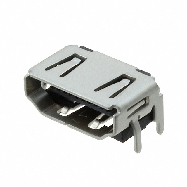 CONN RCPT HDMI 19POS PNL MNT R/A