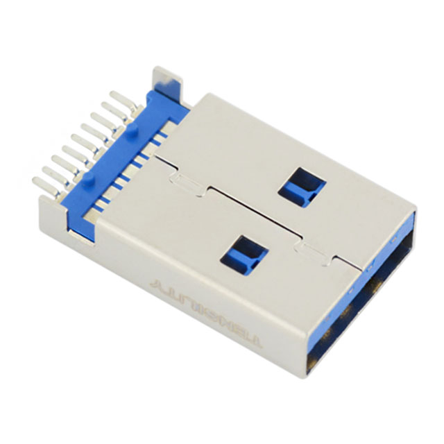 CONN PLUG USB3.0 TYPEA 9P SMD RA