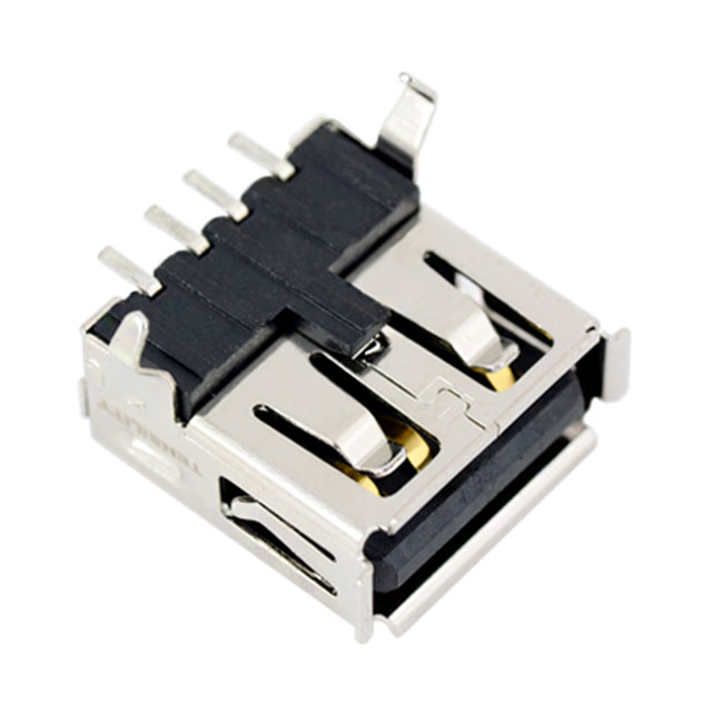 CONN RCPT TYPEA 4POS SMD R/A