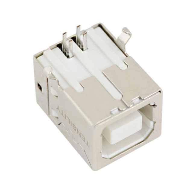 CONN RCPT TYPEB 4POS R/A