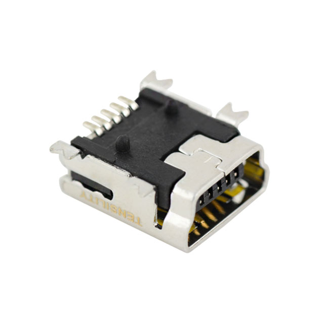 CONN RCPT MINI USB B 5POS SMD RA
