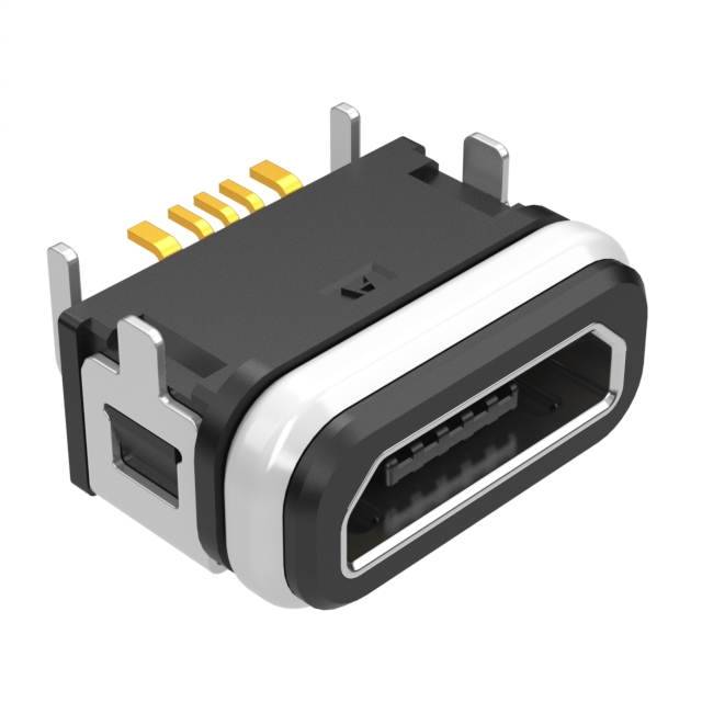 CONN RCPT USB2.0 MICRO B SMD RA