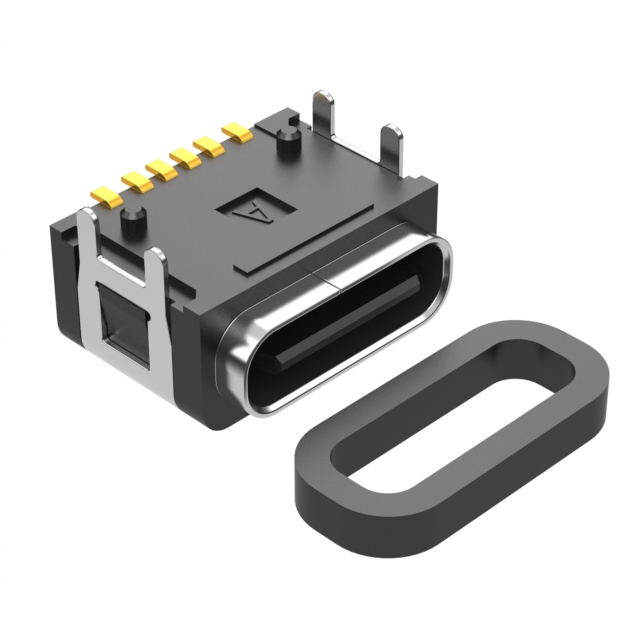 CONN RCPT USB2.0 TYPEC SMD RA