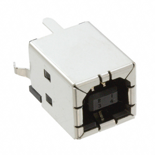 CONN RCPT USB2.0 TYPEB 4POS VERT