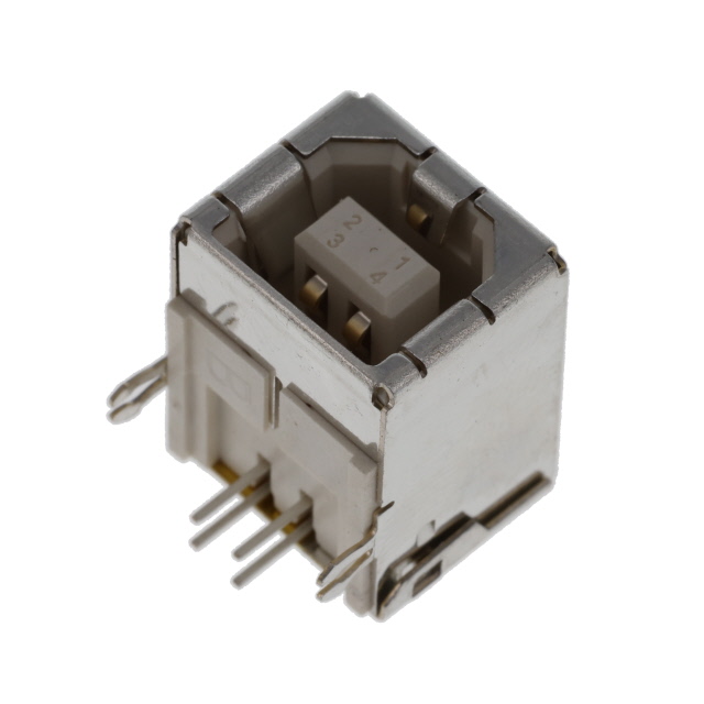 CONN RCPT USB2.0 TYPEB 4POS R/A