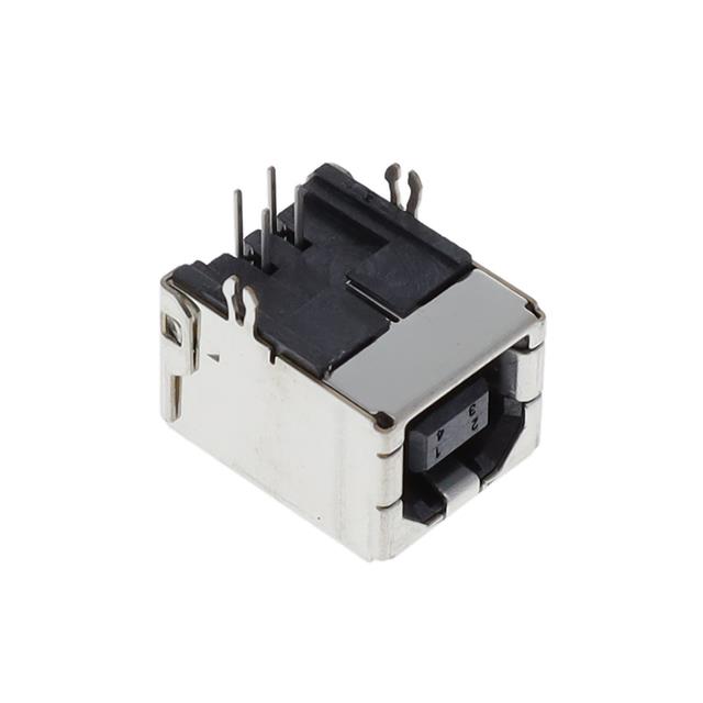 CONN RCPT USB2.0 TYPEB 4POS R/A