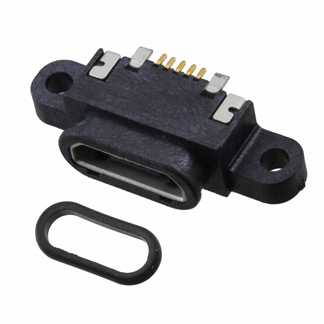 CONN RCPT USB1.0 MICRO B SMD R/A