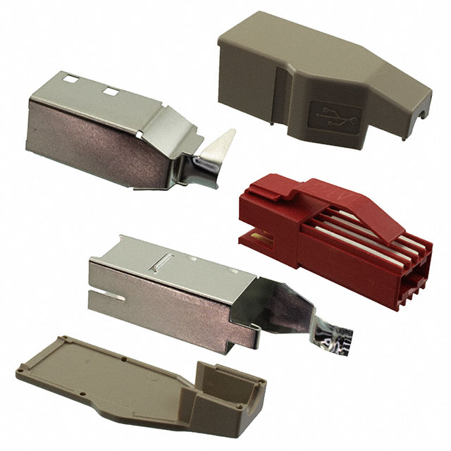 CONN PLUG USB2.0 A/PWR COMB SLDR