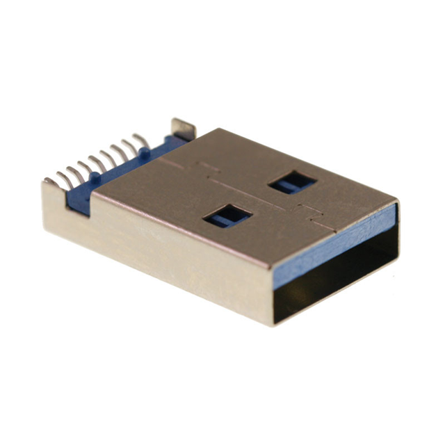 CONN PLUG USB3.2 TYPEA 9P SMD RA