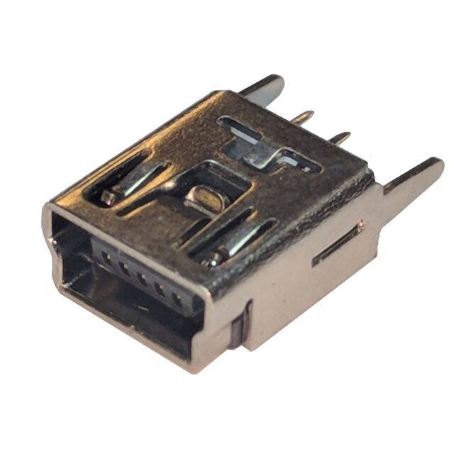 USB 2.0  STYLE-MINI-B FEMALE THT