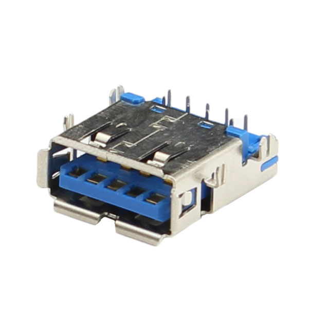 CONN RCPT USB3.2 TYPEA 9POS TH R