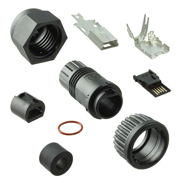 CONN PLG USB2.0 MINI B 5P SLD