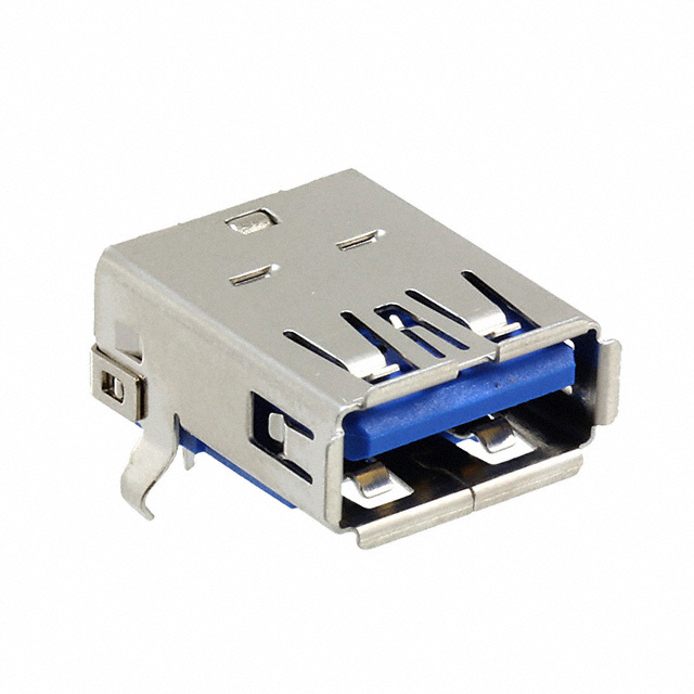 CONN RCPT USB3.0 TYPEA 9POS R/A